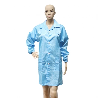 Ropa antiestática de fábrica ESD Poliéster Salto de salto de salto de protección lavable