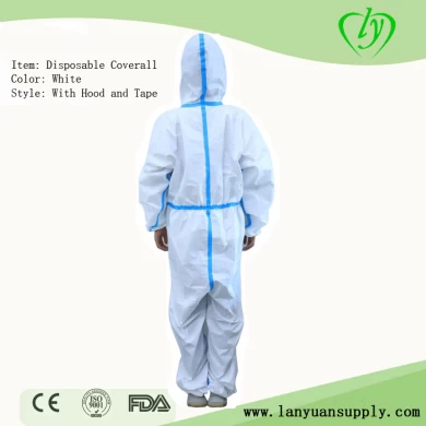 Factory Wholesale Protection Overalls Disposable Coverall Work Clothes