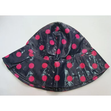 Fashionable PVC Black Rain Bonnet Used in Hiking, Biking, Etc.