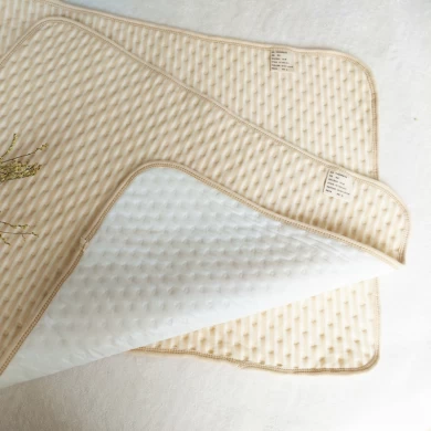 Pad de lit d'incontinence lavable en coton feutré