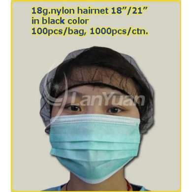 Haute Qualité jetable Nylon Hairnet