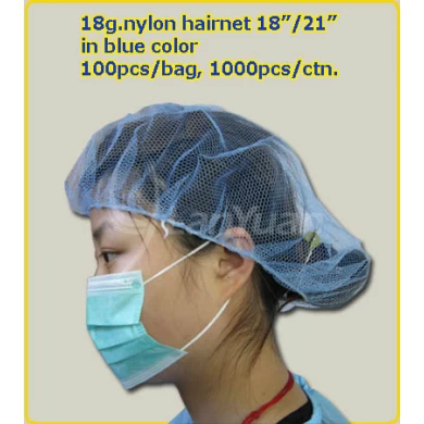 Haute Qualité jetable Nylon Hairnet