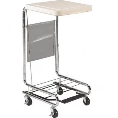 Hospital Cleaning cart Medical Trolley Hamper Stand