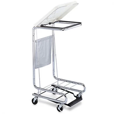 Hospital Cleaning cart Medical Trolley Hamper Stand