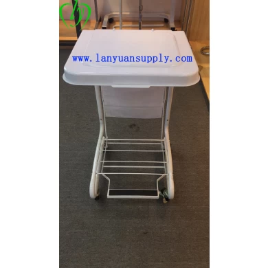 Hospital Cleaning cart Medical Trolley Hamper Stand