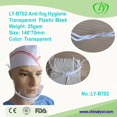 LY-B702 Anti-fog Hygiene Transparent Plastic Mask