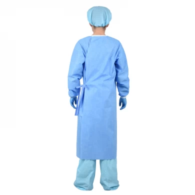 LY Disposable SMS SMMS Surgical Gowns with Knitted Cuffs