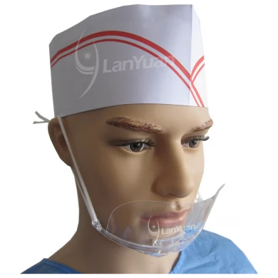 LY-E505 anti-buée Hygiène Transparent Masque en plastique
