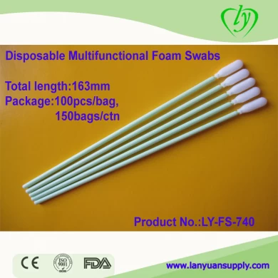 LY-FS-740 Disposable Medical Dental Swabs/Foam Swabs