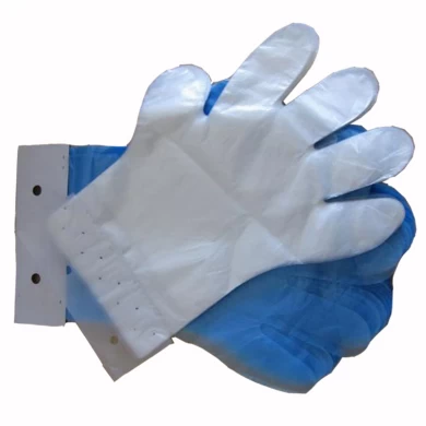 Ly Disposable PE Gloves in White for food industry