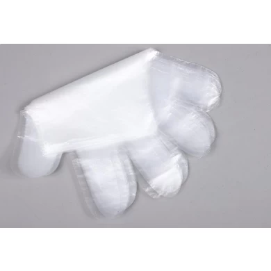 Ly Einweg-PE-Handschuhe in Weiß für die Lebensmittelindustrie