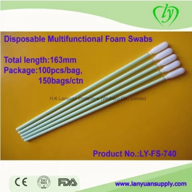 Ly-Fs-740 Disposable Cleanroom Foam Swabs