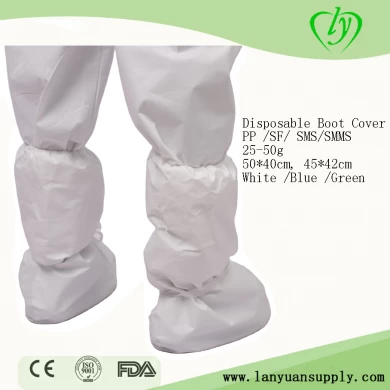 Manufacturer Disposable PP Non-woven Protective High Gang Boot Cover