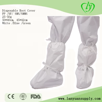 Manufacturer Disposable PP Non-woven Protective High Gang Boot Cover