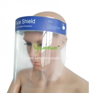 Medizinische transparente Kunststoffmaske Gesichtsschild