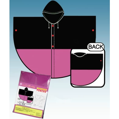 Mehr Big und Thick PEVA / EVA Regen Poncho