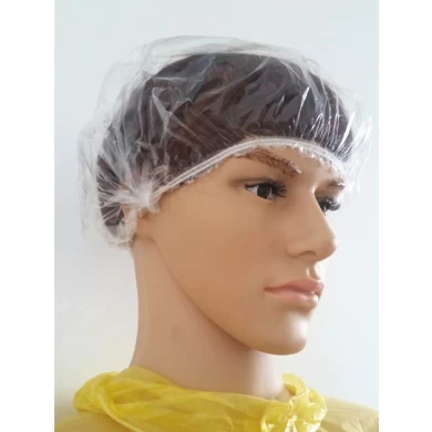 New Style PE Transparent Clip Cap for Bathing