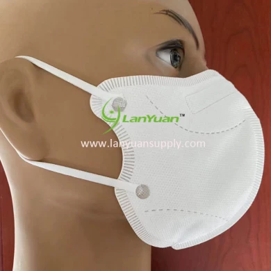 Masque facial KN95 non tissé avec contour d'oreille