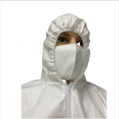 OEM Disposable SF Hooded Microporous Medical Coverall Suit safety uniform