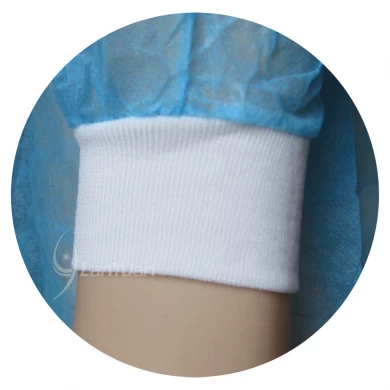 PP Blau Isolation Kleid mit Kintted Cuffs