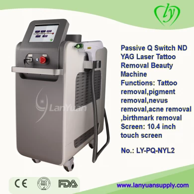 Passive Q Switch ND YAG Laser Tattoo Removal Beauty Machine