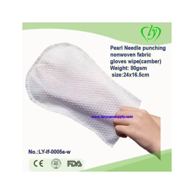 Pearl  Needle Punching  nonwoven  fabric  gloves  wipe
