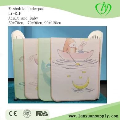 Producer Printed Cotton Washable Baby Under Pad