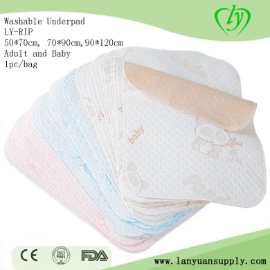 Producer Printed Cotton Washable Baby Under Pad
