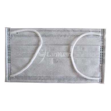 Single Piece Package Black Ear Loop Active Carbon Face Mask