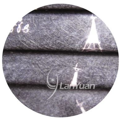 Single Piece Package Black Nonwoven Face Mask with Towers Pattern