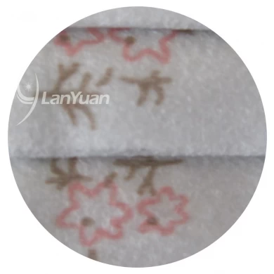 Single Piece Package Nonwoven Gray Face Mask with Flowers Pattern