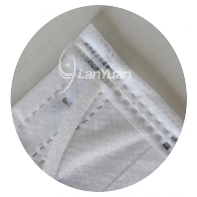 Single Piece Package White Nonwoven Face Mask with Towers Pattern