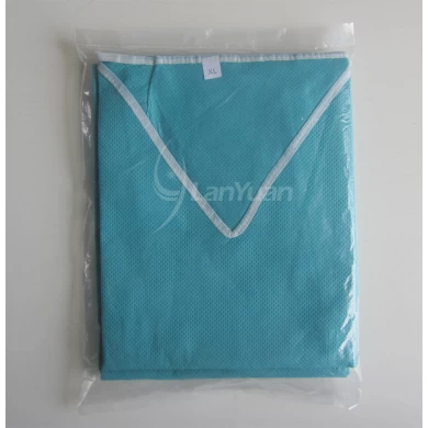 Soft-SMS mit V-Kragen Grüne Scrub Uniform mit 3 Taschen