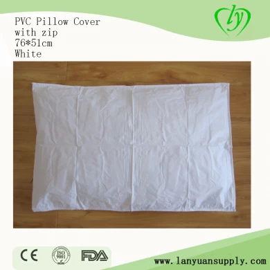 Supply Cushion Plastic Cover PVC Pillowcase with Zip