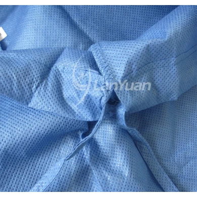 V-collar Hospital Disposable SMS Scrub Suit