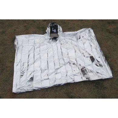 Waterproof Emergency Poncho with Hood