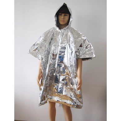Waterproof Emergency Poncho with Hood