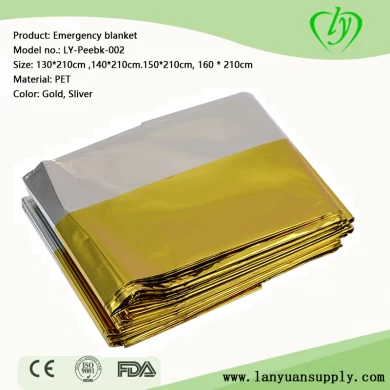 Waterproof Polyfoam Emergency keep warm Foil Rescue Blanket