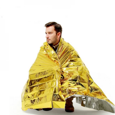 Waterproof Polyfoam Emergency keep warm Foil Rescue Blanket