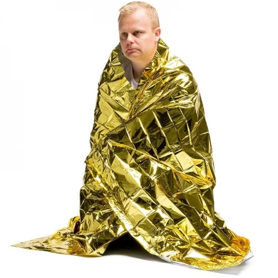 Waterproof Polyfoam Emergency keep warm Foil Rescue Blanket