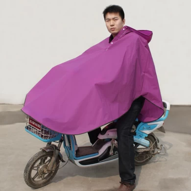 Wear resistant and Ecofreindly Colorful Rain Poncho in Purple