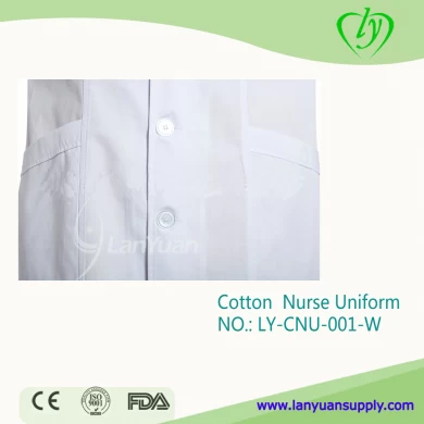White Cotton/Polyester Cotton Doctor Uniform