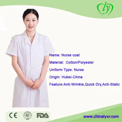 White Uniform Cotton Nurse coat