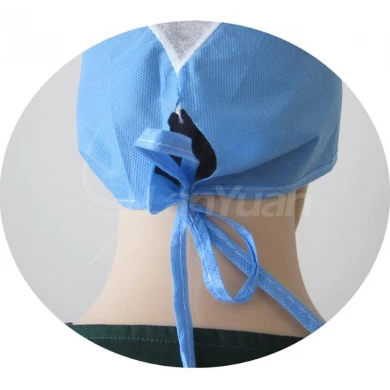 Wholesale Disposable SPP Doctor Cap with Ties