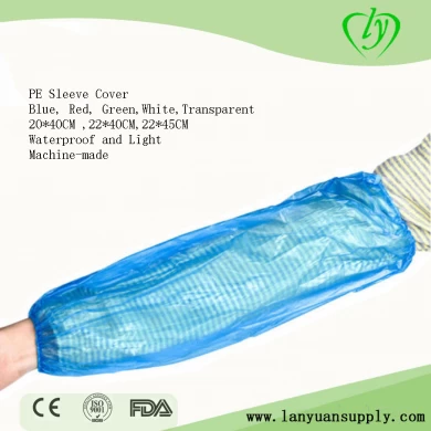 Оптовая полиэтилен LDPE одноразовая пластиковая крышка рукава PE над рукавом