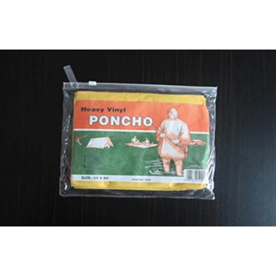 Avec Logo Impression PVC imperméable et coupe-vent pluie Poncho