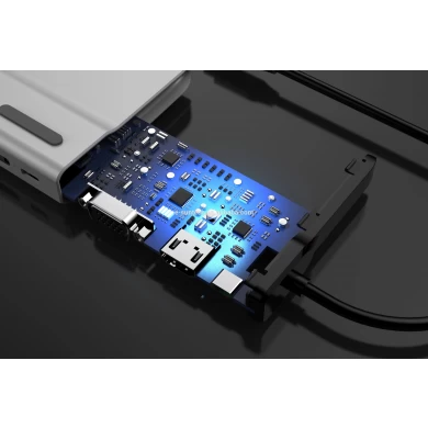 Концентратор 14 в 1 типа c Подключение к RJ45 с UHD VGA TF SD USB3.0 * 3 Аудиоразъем USB2.0 PD с Ethernet