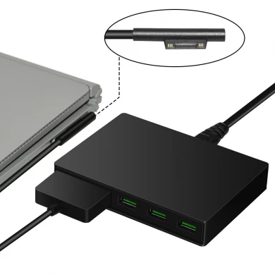 5 Ports QC3.0 USB Ladegerät für Surface Pro3 / 4