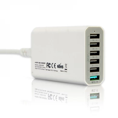 6 портов QC 3.0 быстрое зарядное устройство USB 3.0