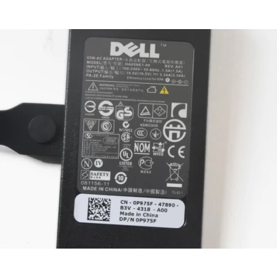 Adaptateur secteur pour ordinateur portable ultra-mince Dell 19.5 v 3.34 a 65W 7,4 x 5,0 mm
